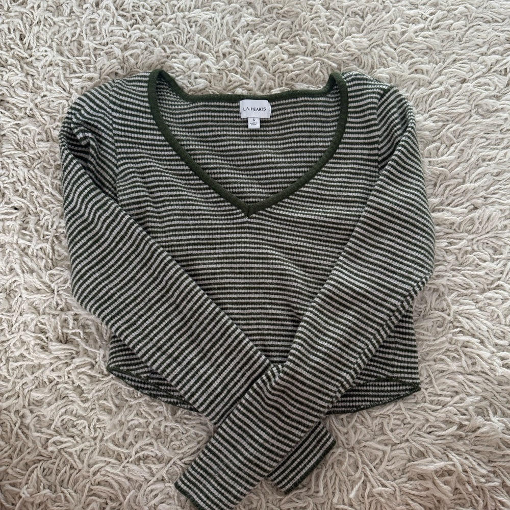Pacsun LA hearts cropped sweater